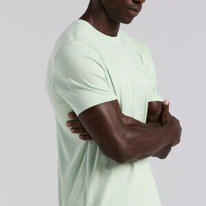 PERRY ELLIS - Cool Interlock Tee - SILT GREEN - L
